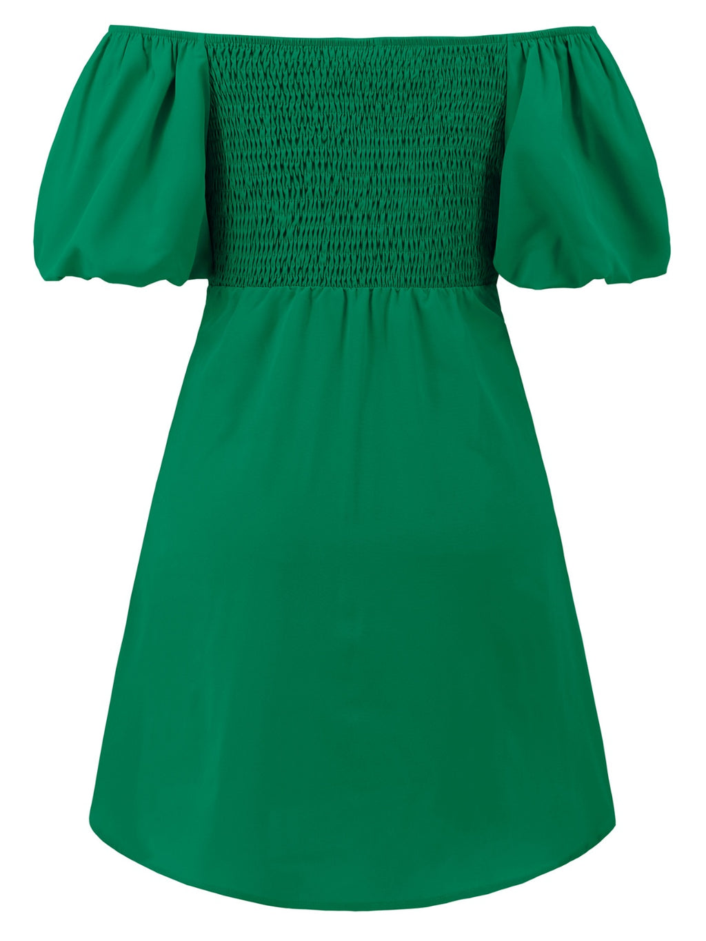 BELLA twisted off-shoulder short sleeve dress with cutout design, featuring a trendy, stylish silhouette for women.