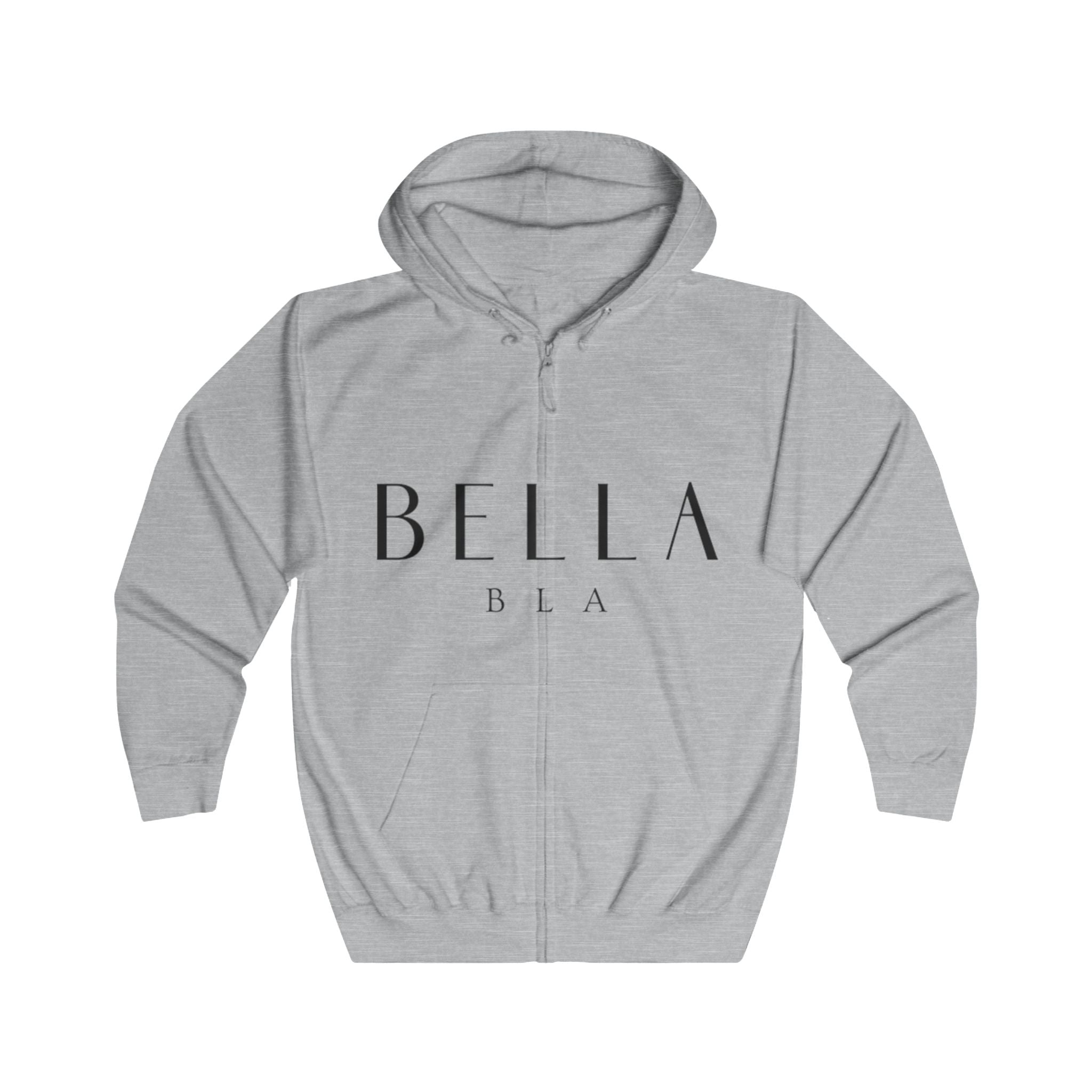 Minimalist Unisex Full Zip Hoodie - Stylish & Comfortable