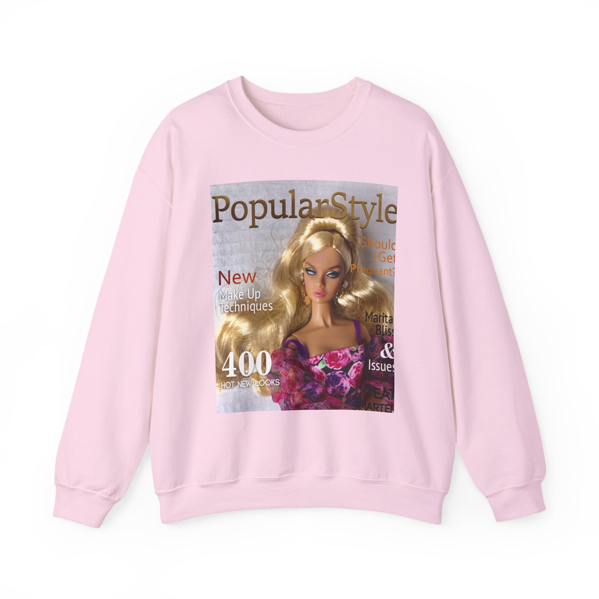 Fashion Graphic Printify crewneck sweatshirt with bold graphic design, soft fabric, and comfortable fit for casual wear.