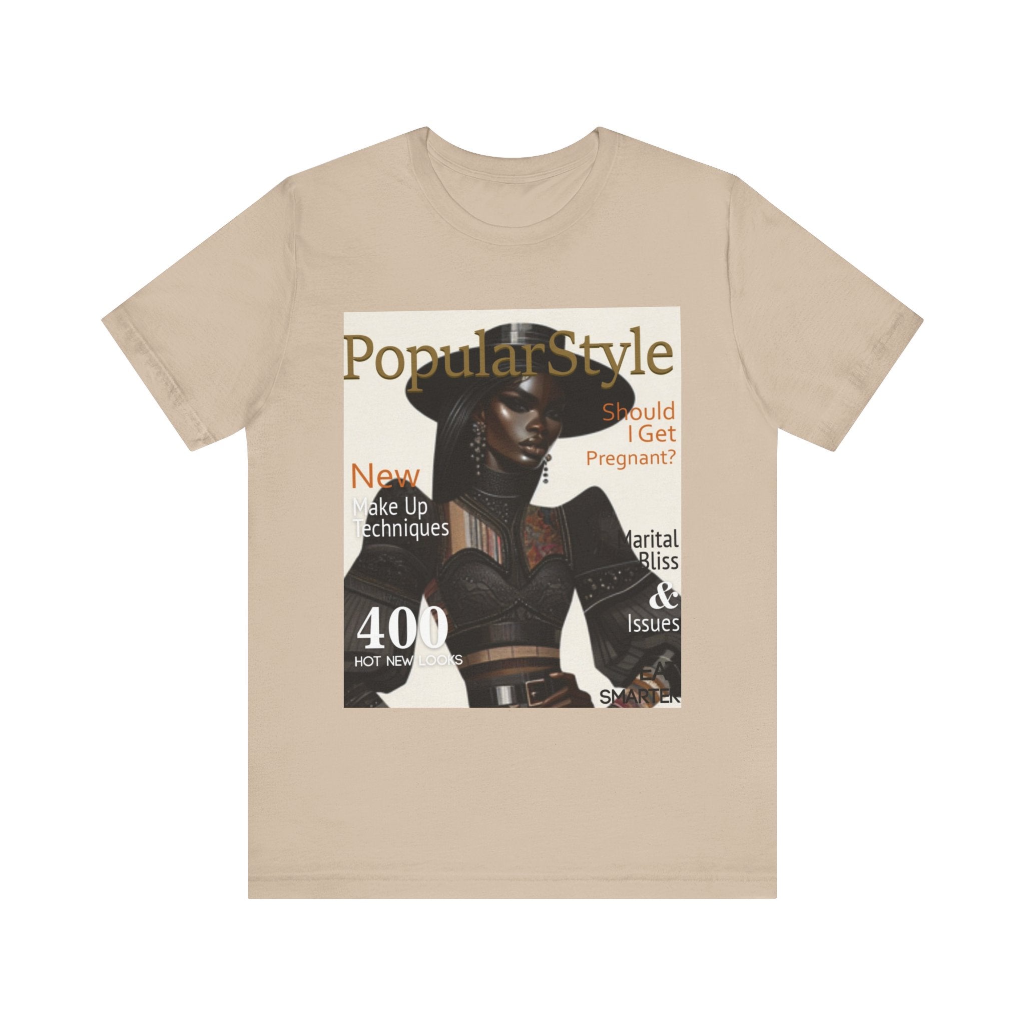 Printify Fashion Graffic short sleeve T-shirt featuring a colorful graphic design on soft cotton fabric.
