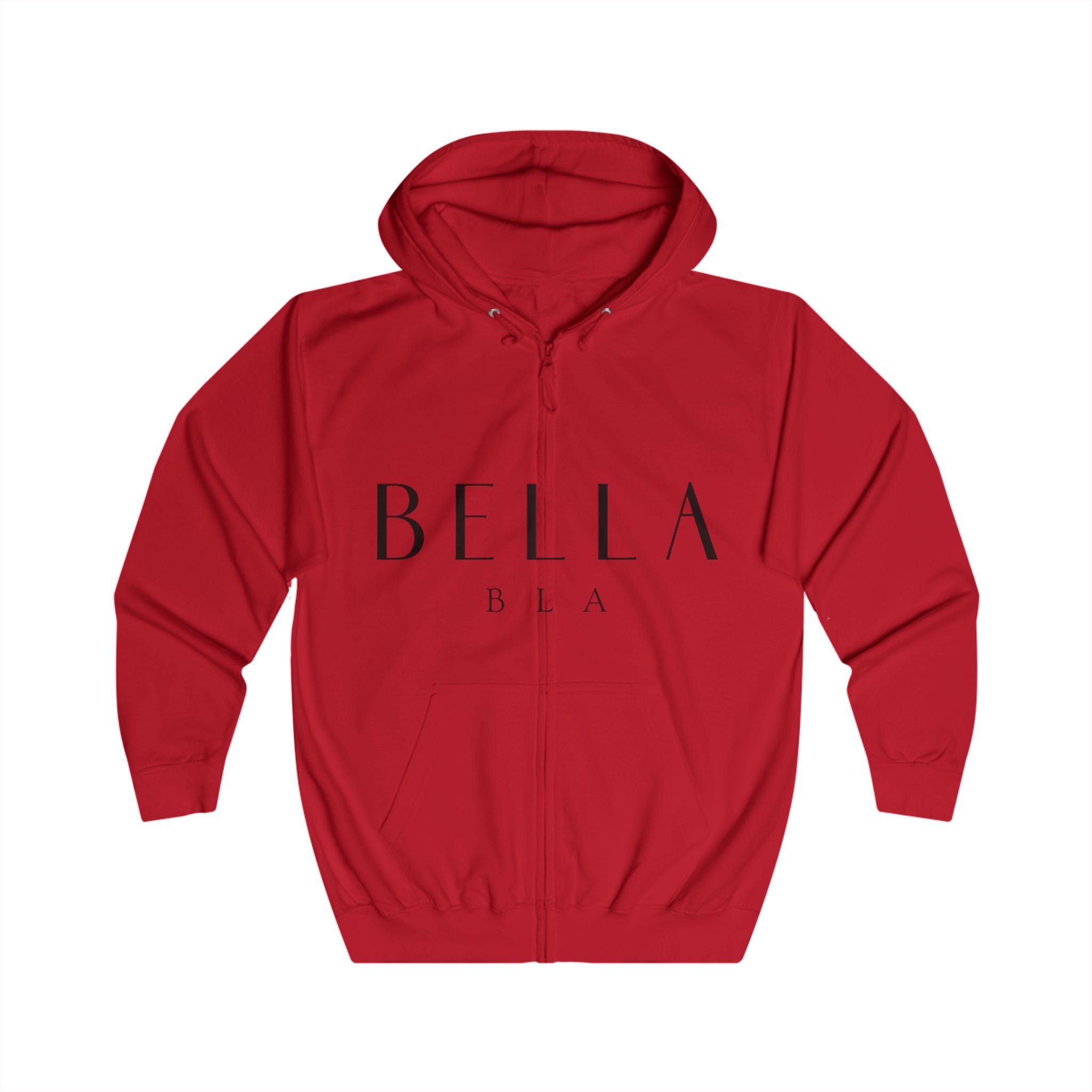Minimalist Unisex Full Zip Hoodie - Stylish & Comfortable