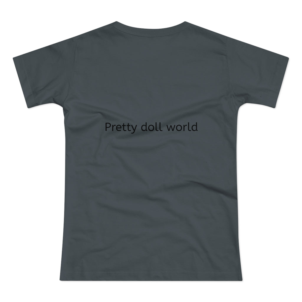 BELLA Pretty Doll World Boss printed t-shirt featuring colorful graphic design on a soft fabric tee.