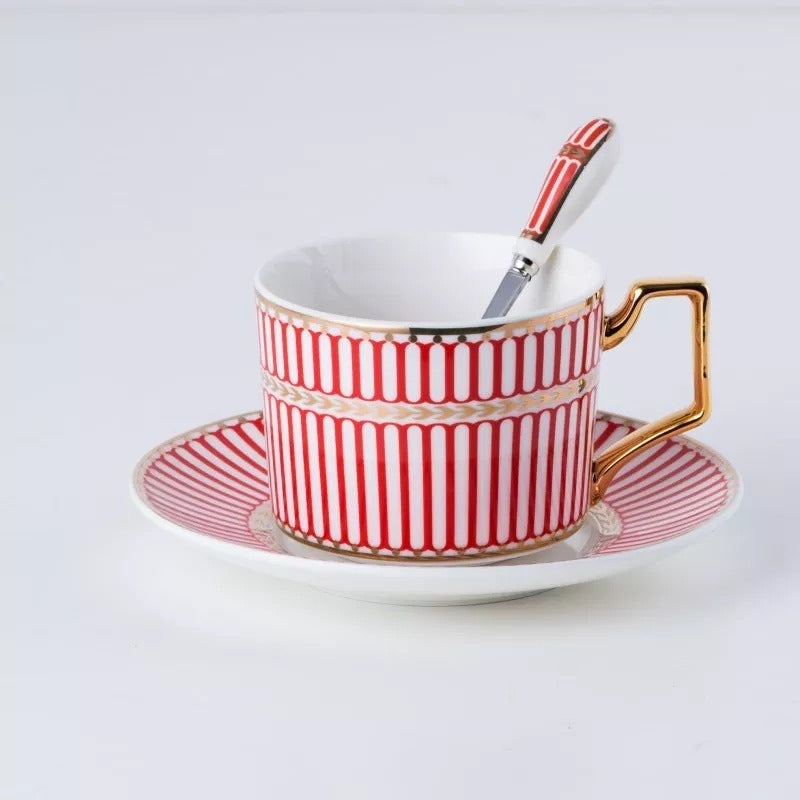 Ceramic Coffee Cups and Saucers