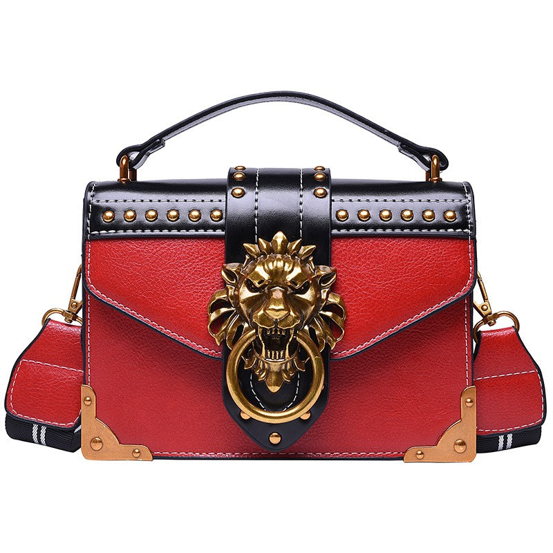 Lion Head Crossbody Bag