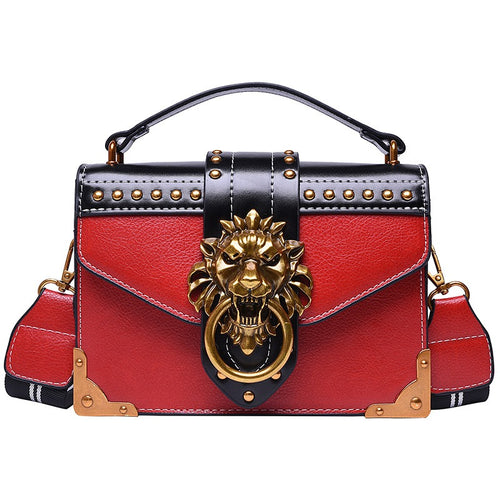 Lion Head Crossbody Bag