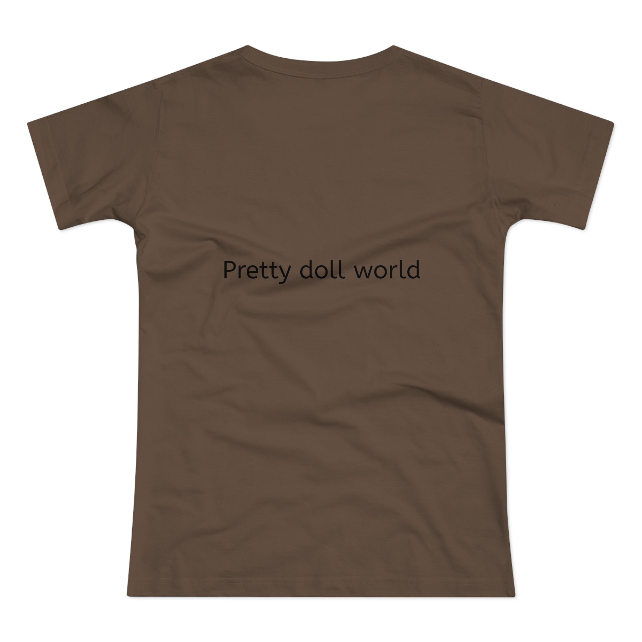 BELLA Pretty Doll World Boss Tee with colorful print on a white cotton t-shirt, casual and stylish for everyday wear.