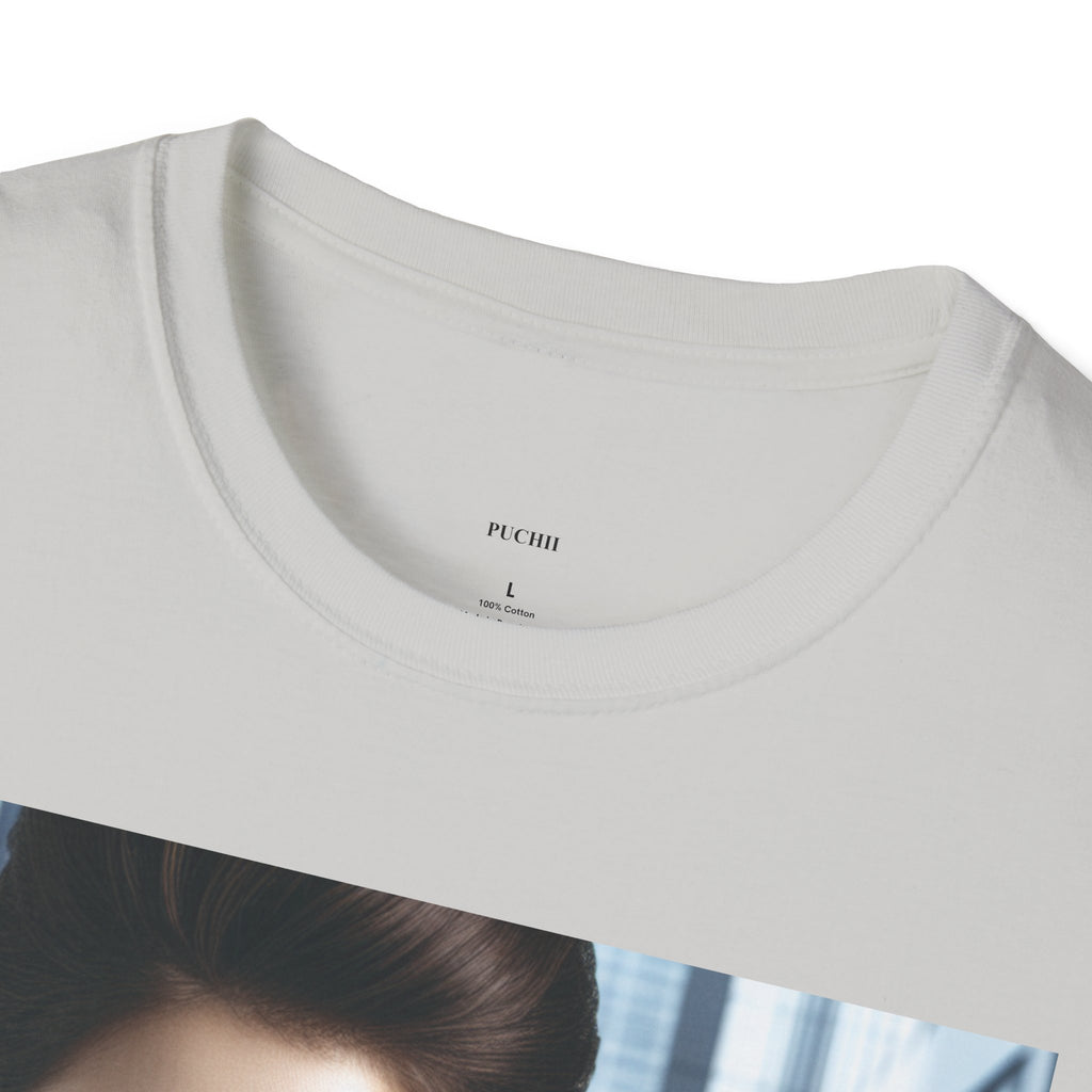 Softstyle T-Shirt by Printify featuring a comfortable fit, smooth fabric, and classic design, shown in a neutral color.