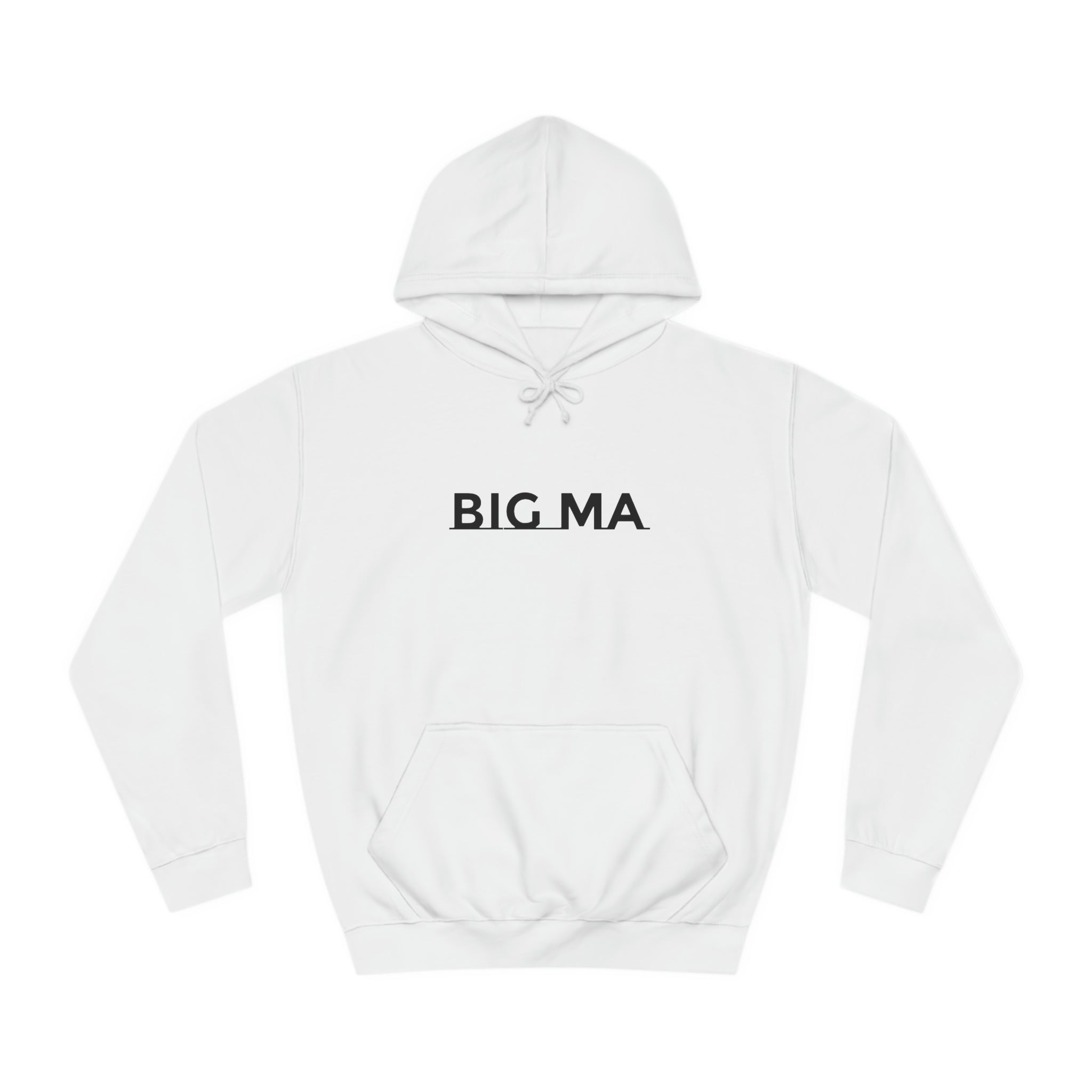 BELLA Signature College Hoodie, navy blue casual hoodie with front pocket and hood, perfect for comfortable everyday wear.
