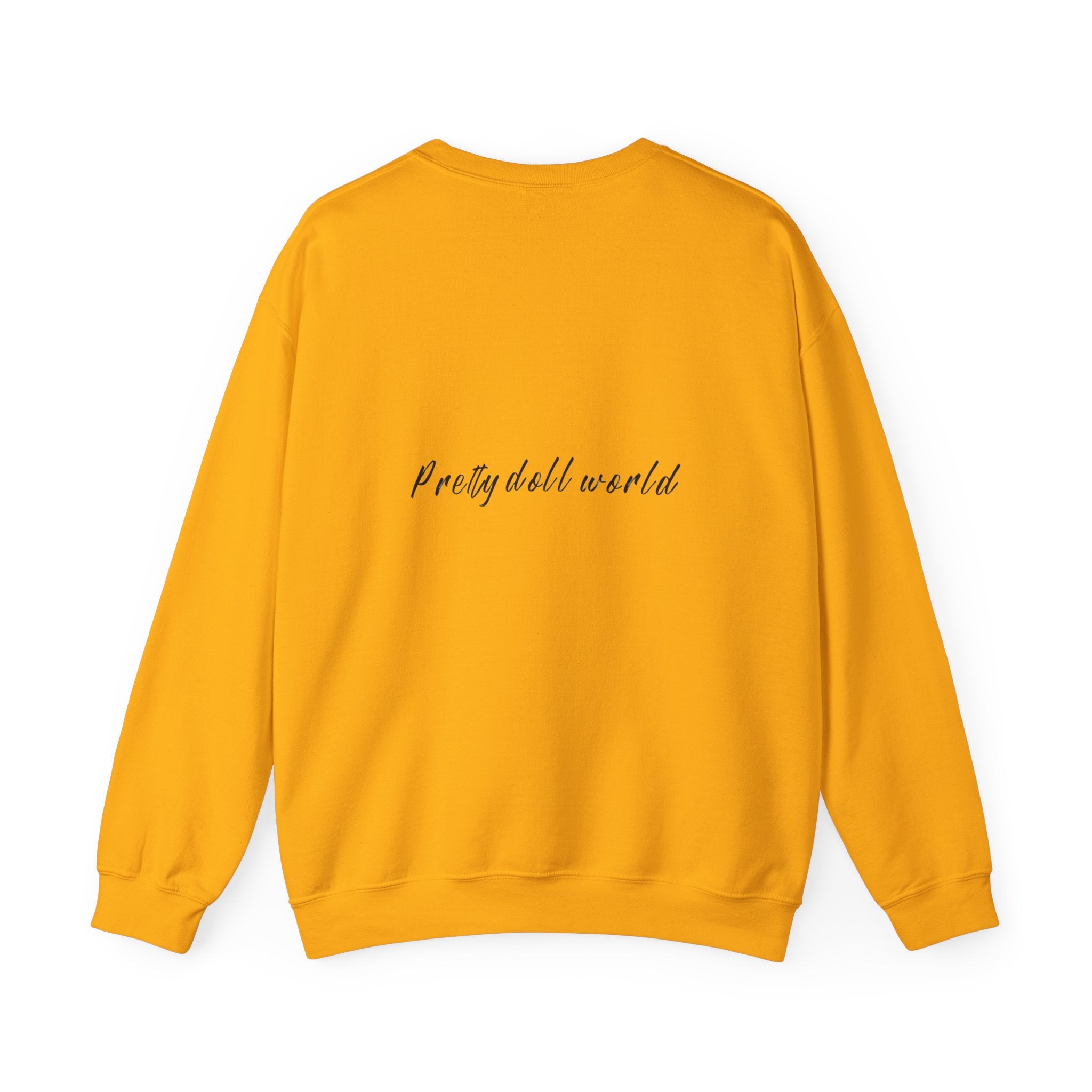 Printify fashion graphic crewneck sweatshirt with colorful printed design on soft fabric, casual fit, and long sleeves.