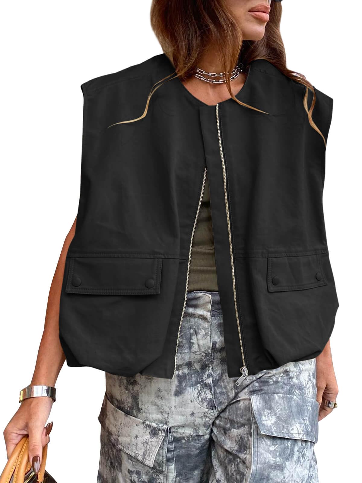 Tankaneo  Cargo Oversized Jackets
