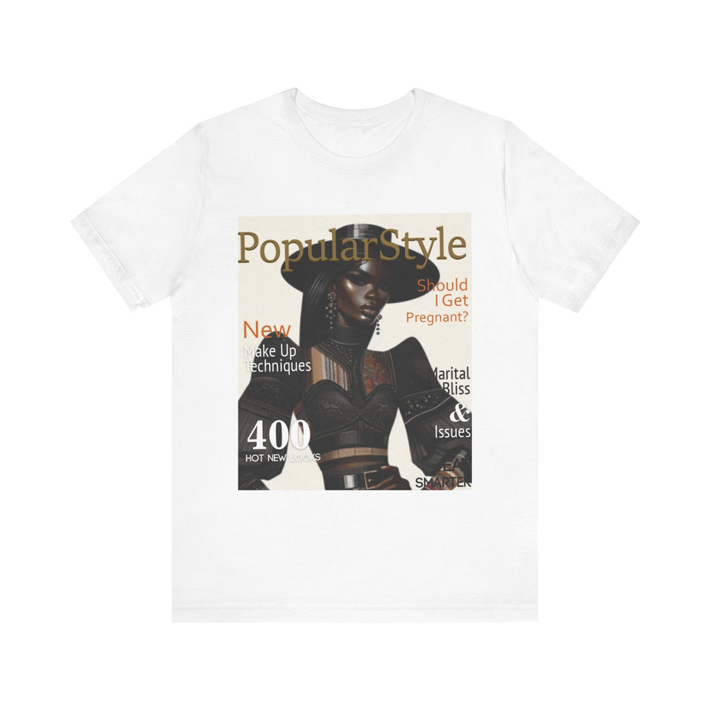 Fashion Graffic short sleeve T-shirt by Printify featuring a bold graphic design on a casual cotton tee.