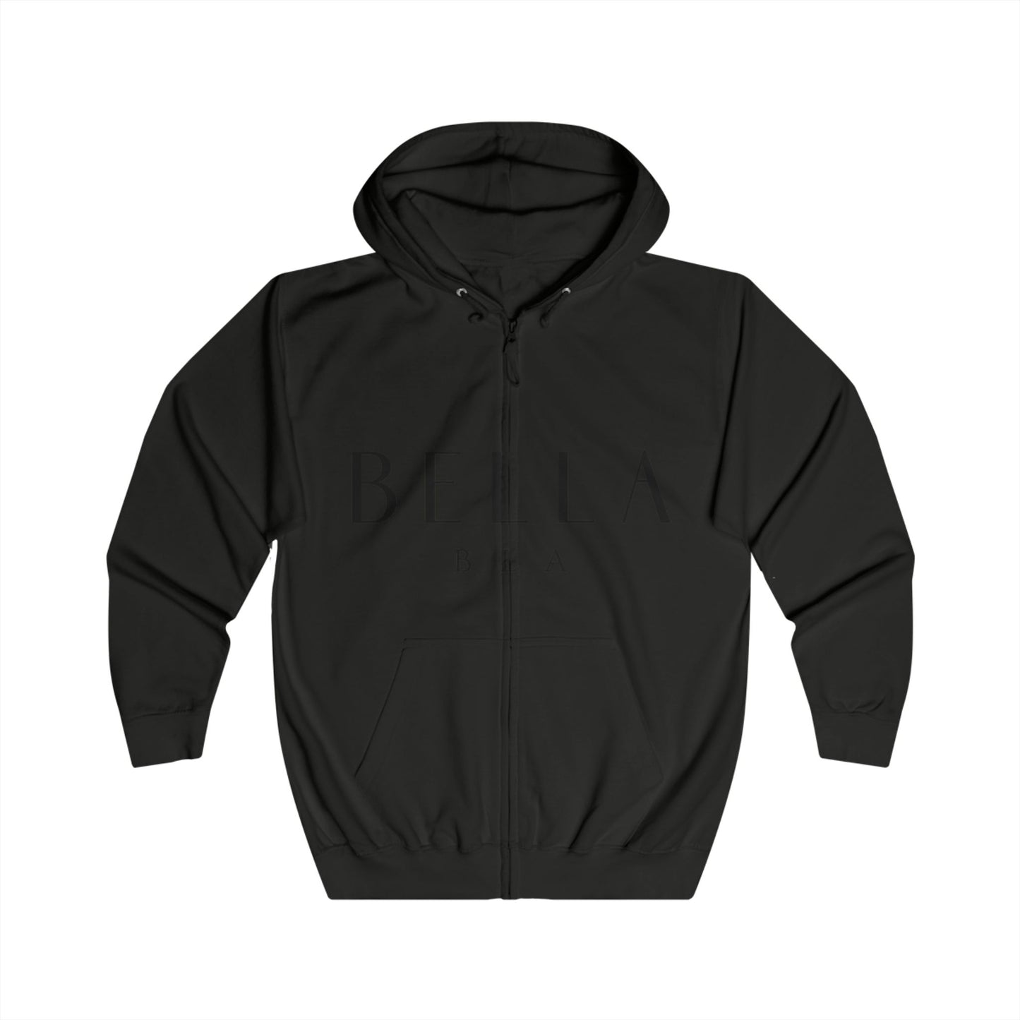 Minimalist Unisex Full Zip Hoodie - Stylish & Comfortable