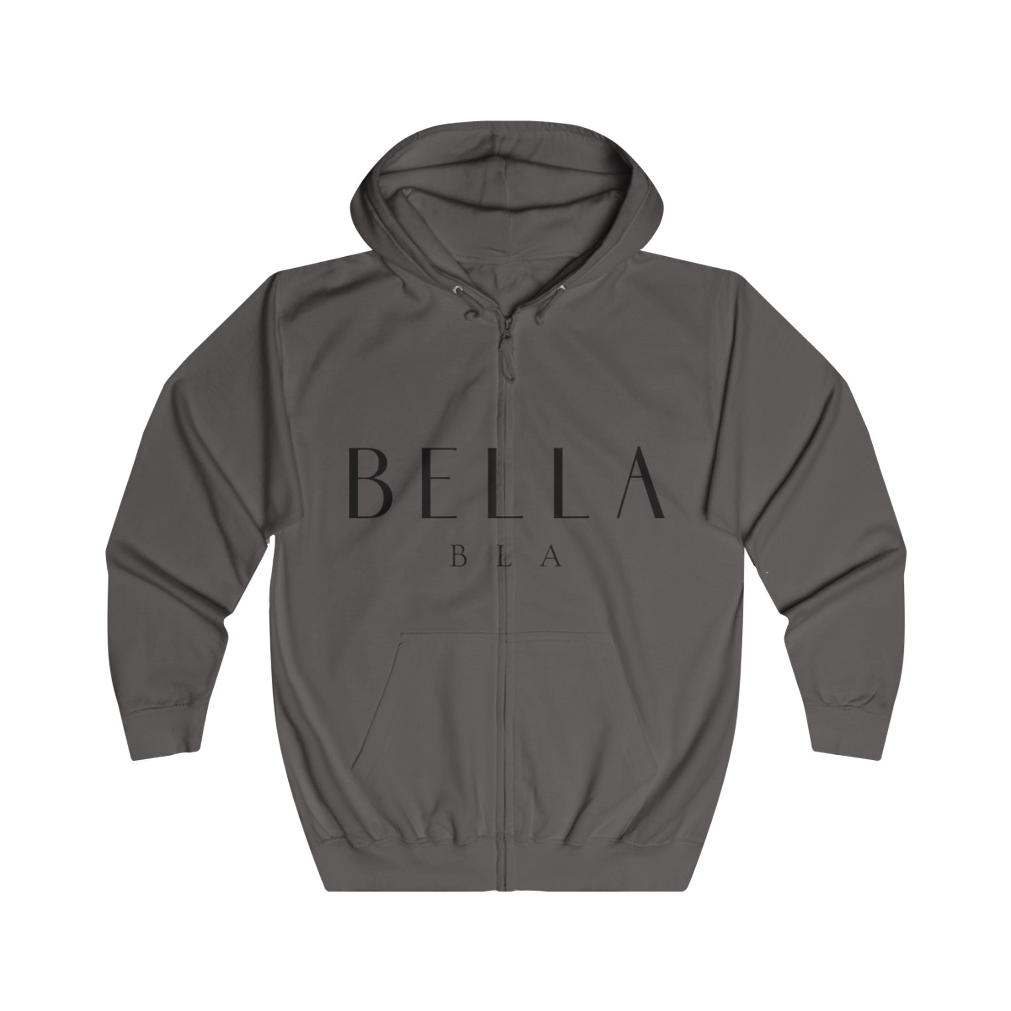 Minimalist Unisex Full Zip Hoodie - Stylish & Comfortable