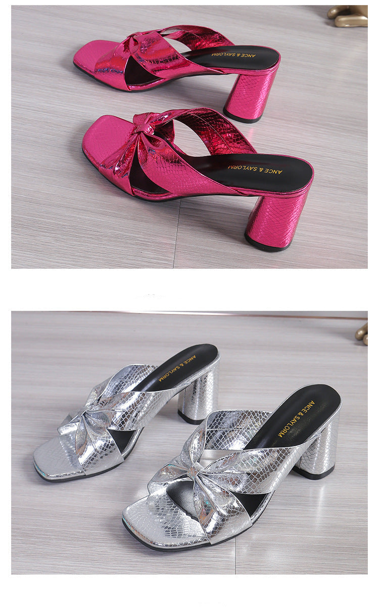 Cross Strap High-Heels