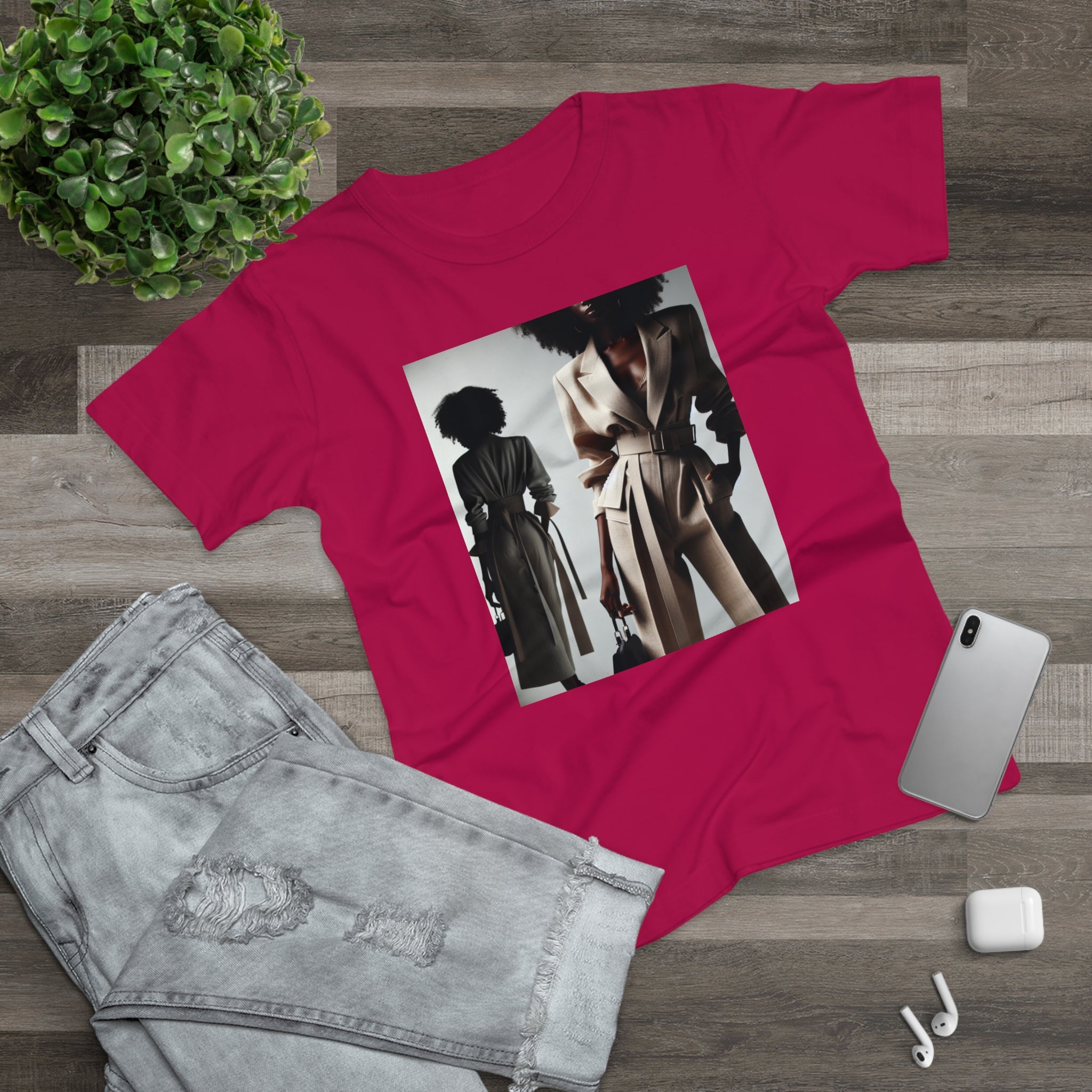 BELLA Pretty Doll World Boss Tee with colorful print, featuring bold graphic design on a casual t-shirt.