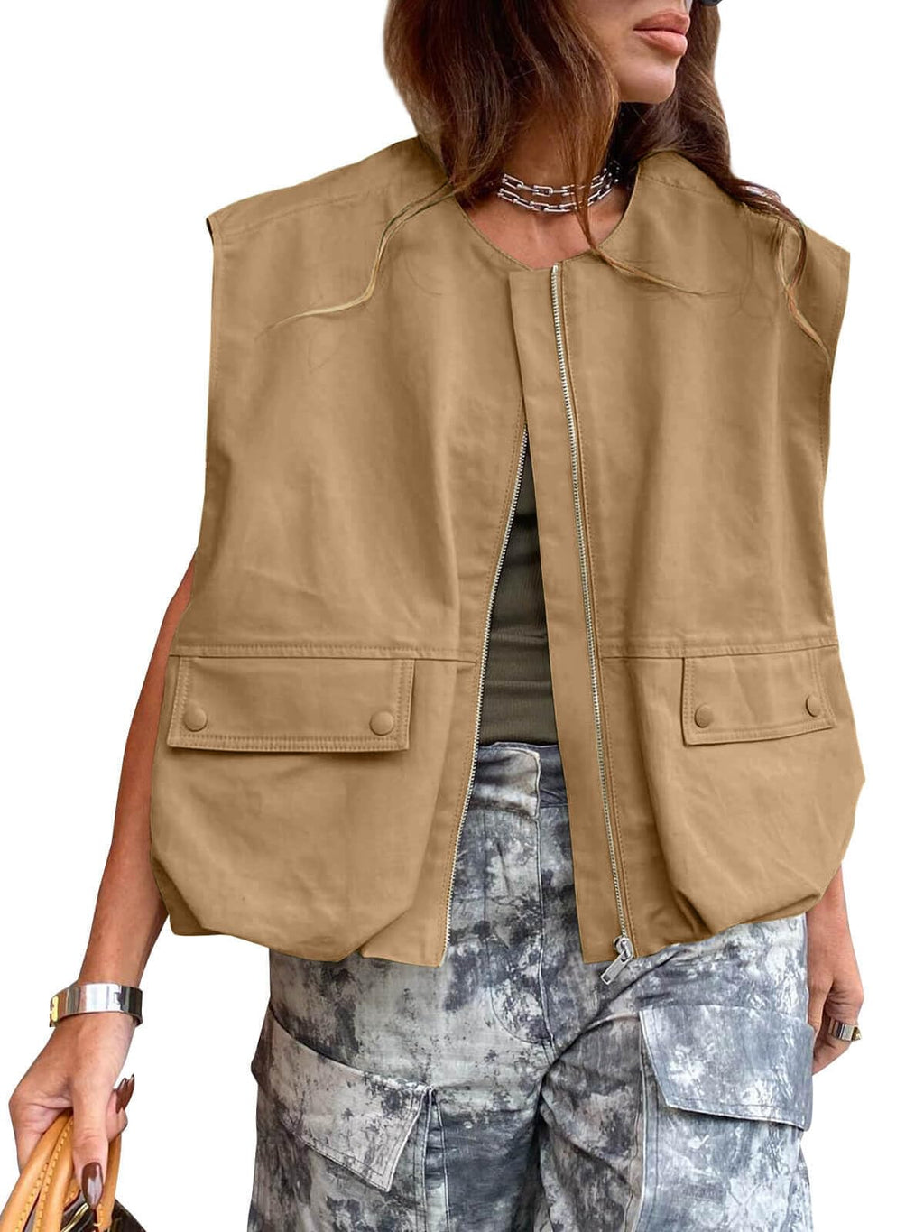 Tankaneo  Cargo Oversized Jackets