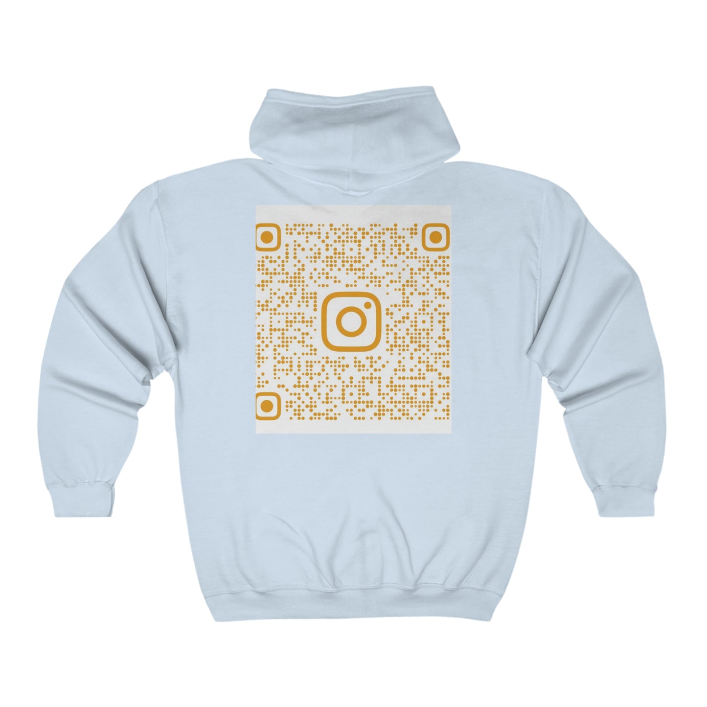 QR Code Full Zip Hooded Sweatshirt