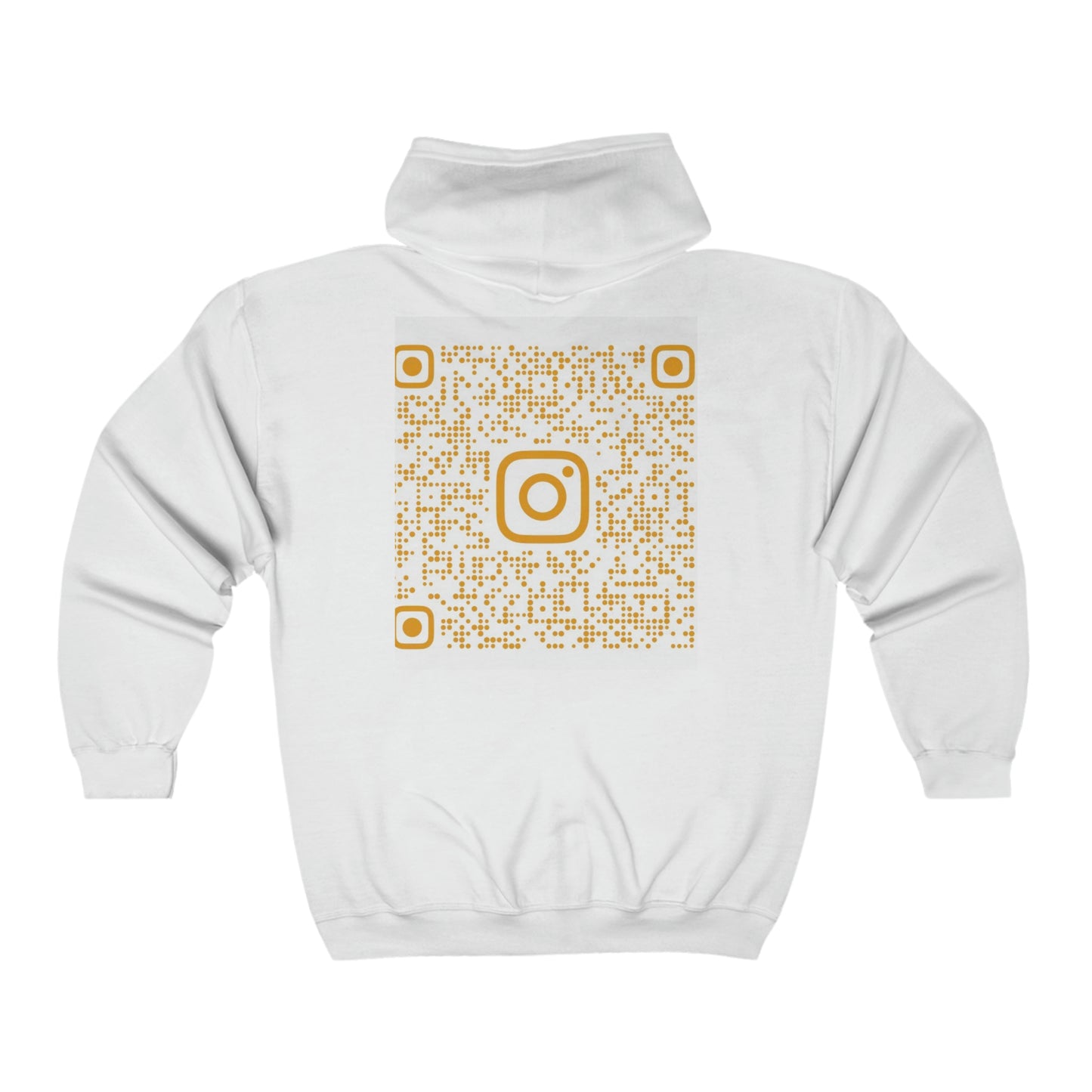 QR Code Full Zip Hooded Sweatshirt