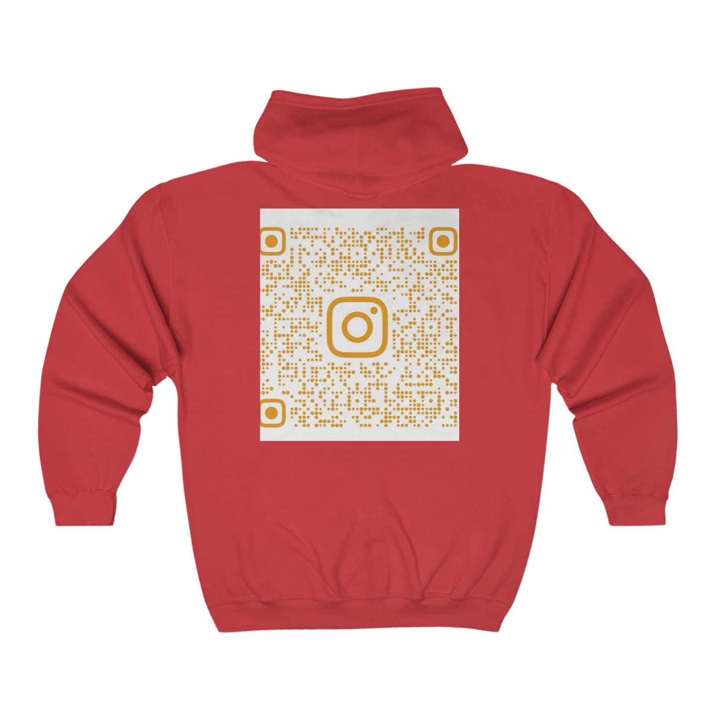 QR Code Full Zip Hooded Sweatshirt