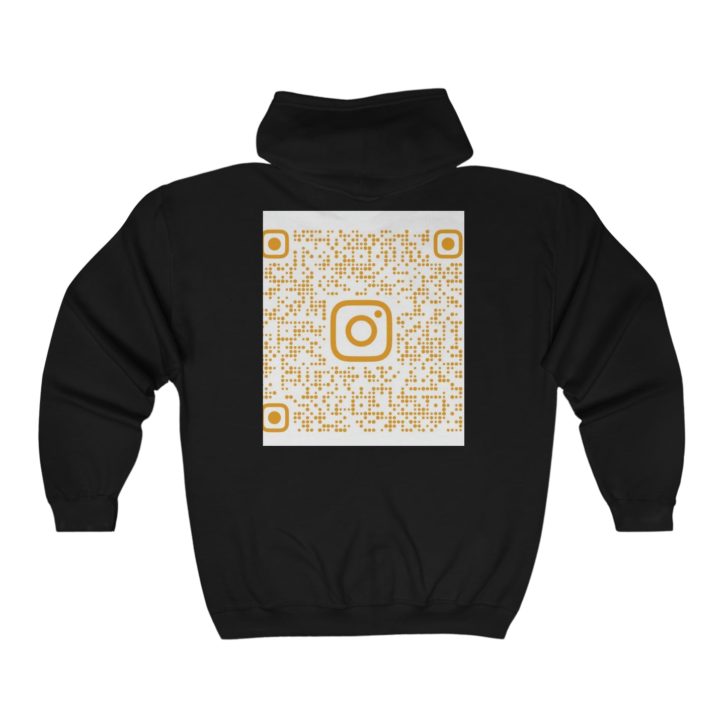 QR Code Full Zip Hooded Sweatshirt