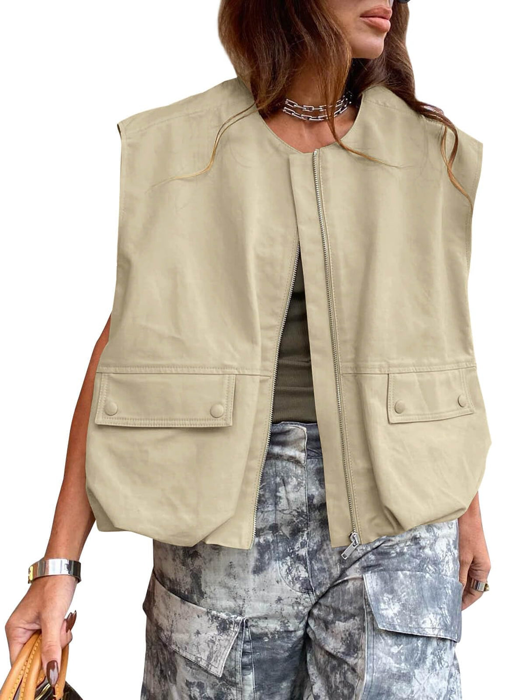 Tankaneo  Cargo Oversized Jackets