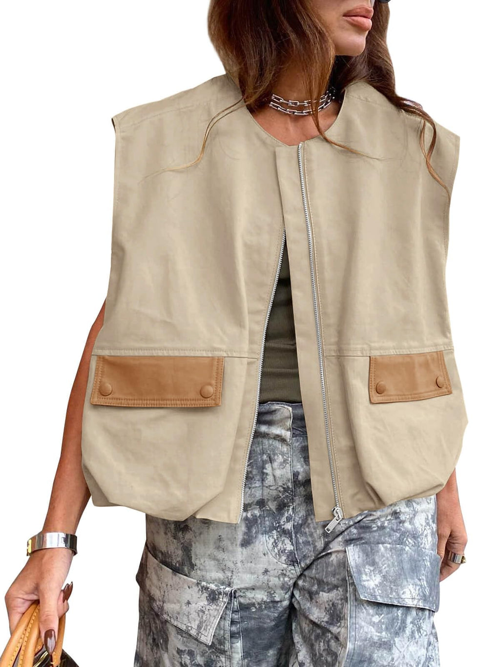Tankaneo  Cargo Oversized Jackets