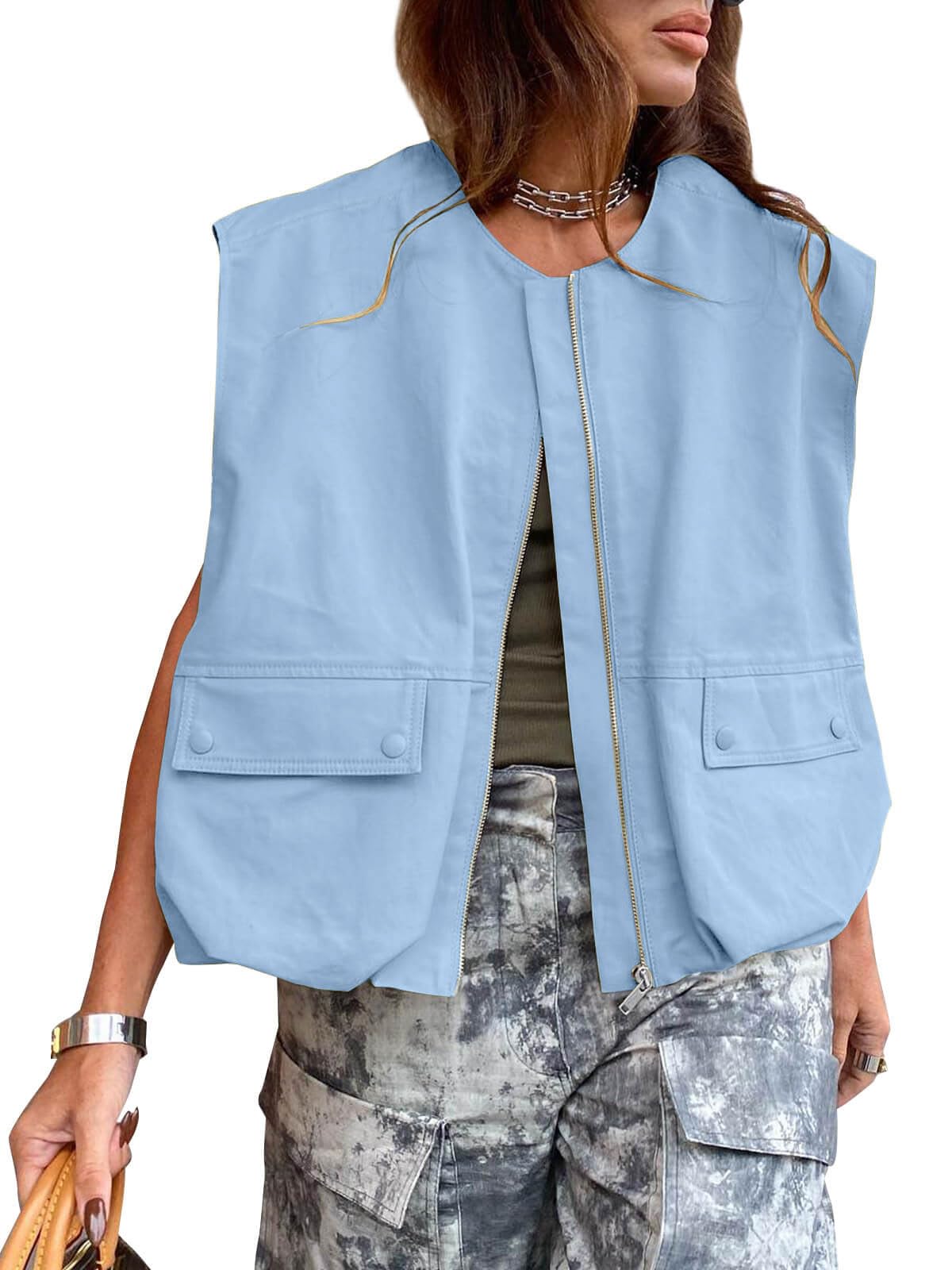 Tankaneo  Cargo Oversized Jackets