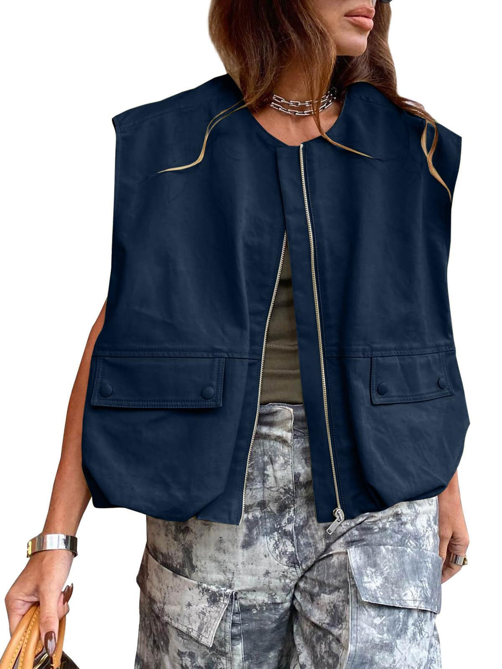 Tankaneo  Cargo Oversized Jackets