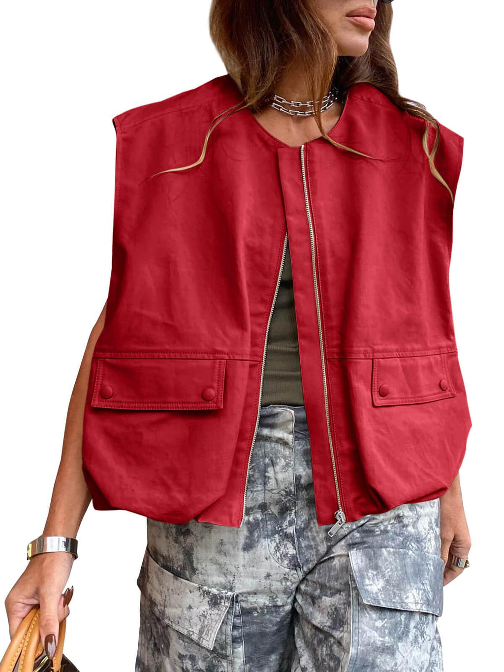 Tankaneo  Cargo Oversized Jackets