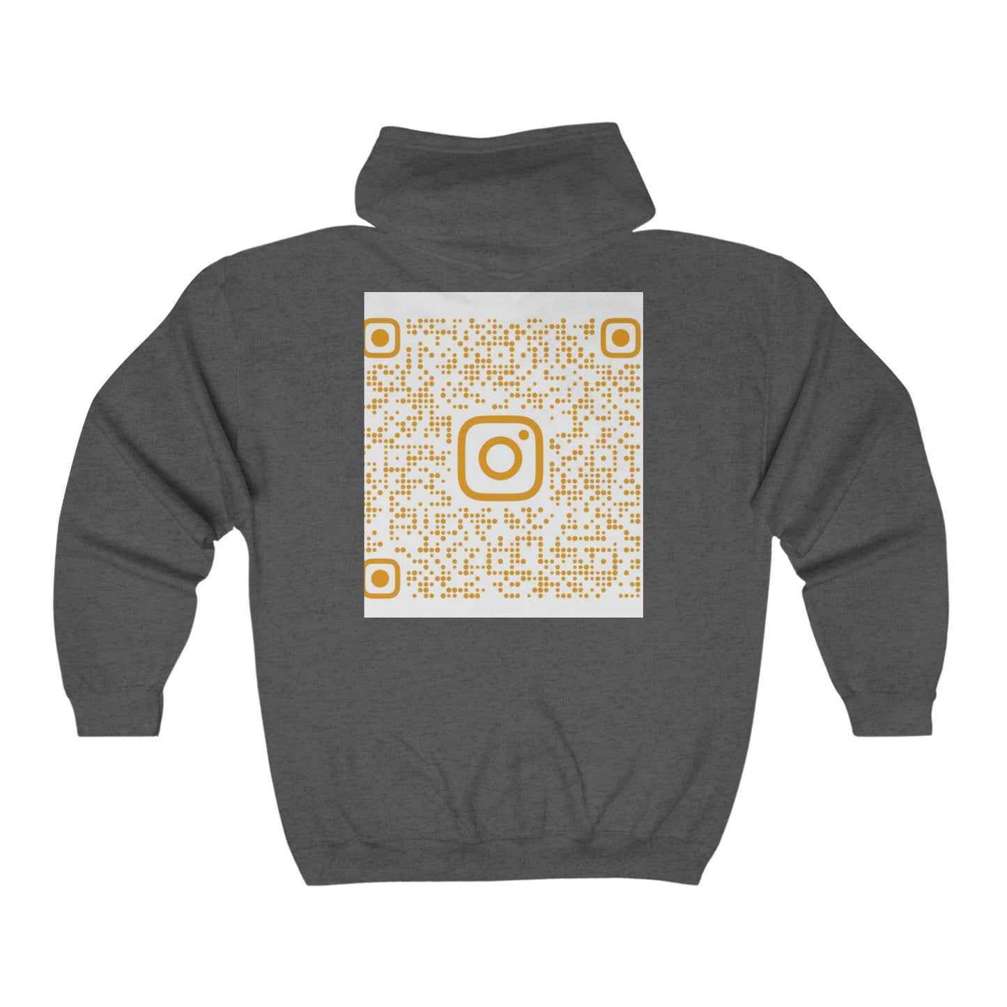 QR Code Full Zip Hooded Sweatshirt