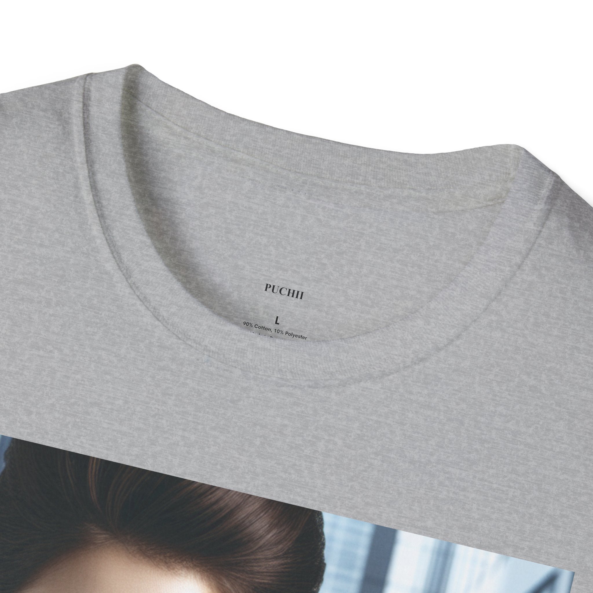 Softstyle T-Shirt by Printify featuring a comfortable fit, made from soft fabric, with a classic crew neckline and short sleeves.