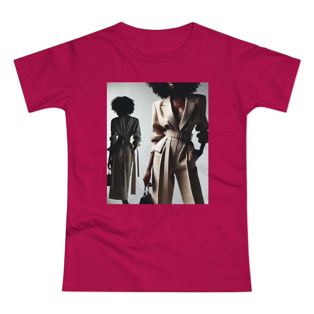 BELLA Pretty Doll World Boss Tee with colorful print, casual fit, made by Printify, featuring a vibrant graphic design.