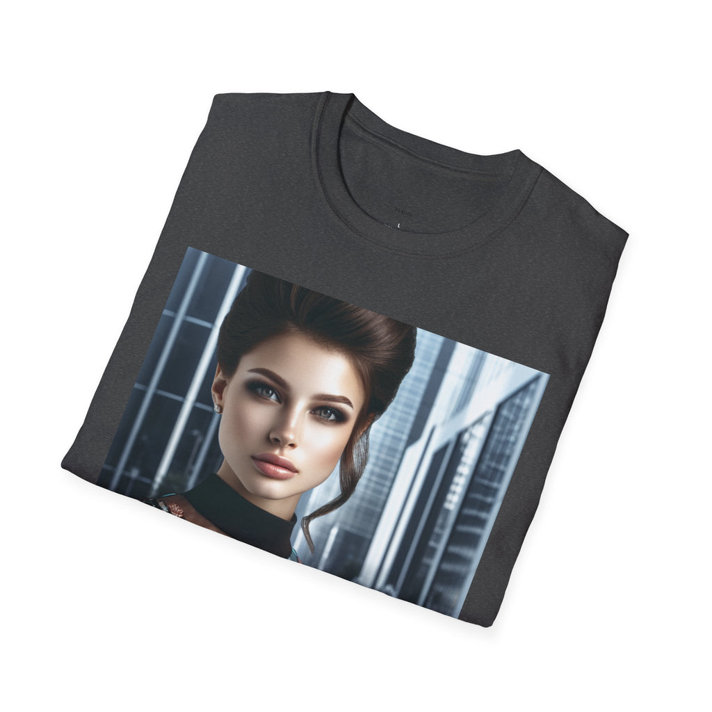 Softstyle T-Shirt by Printify featuring a classic fit, smooth fabric, and a comfortable crew neckline in vibrant colors.