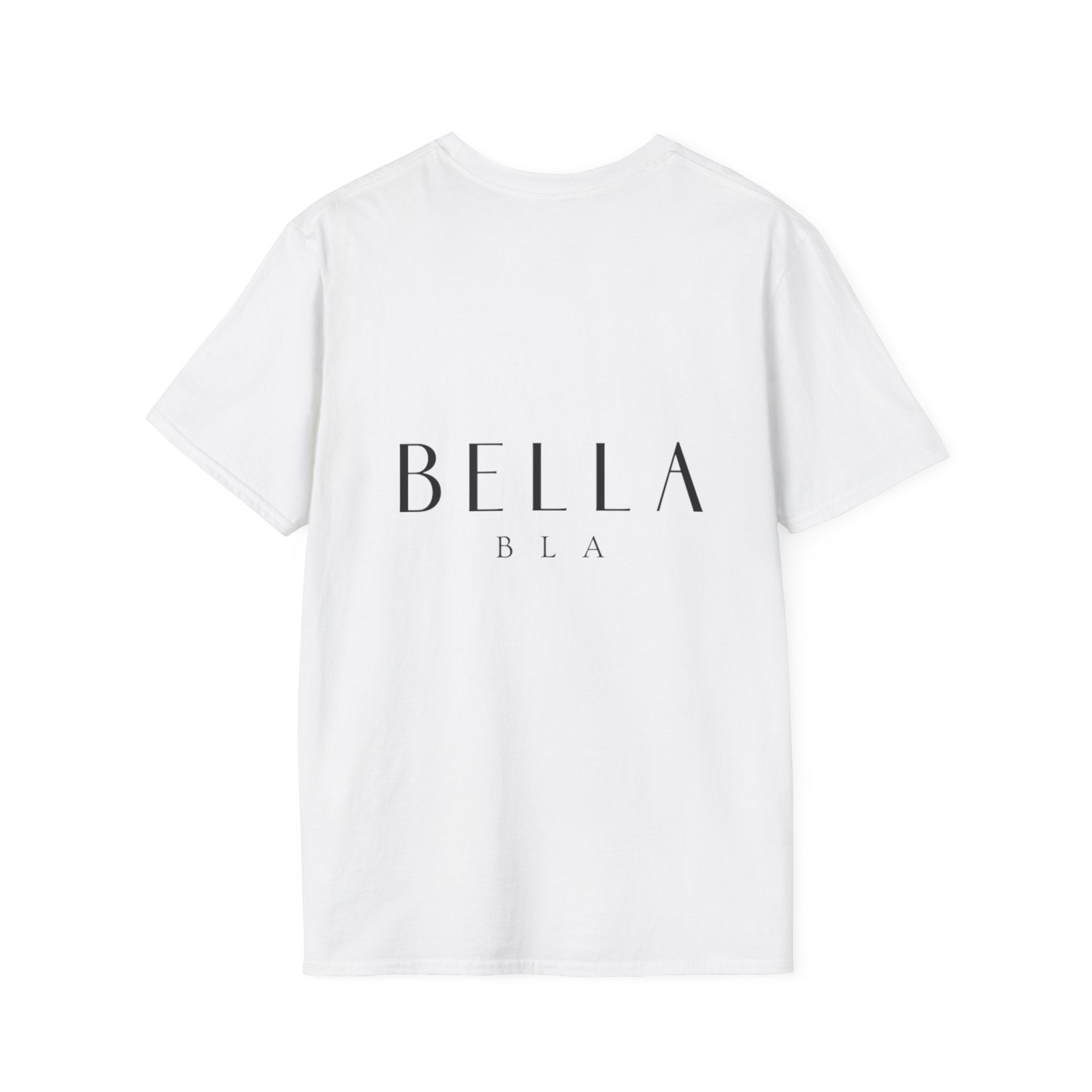 Printify Softstyle T-Shirt with a comfortable fit, displayed flat on a plain background, showcasing its soft fabric and classic design.