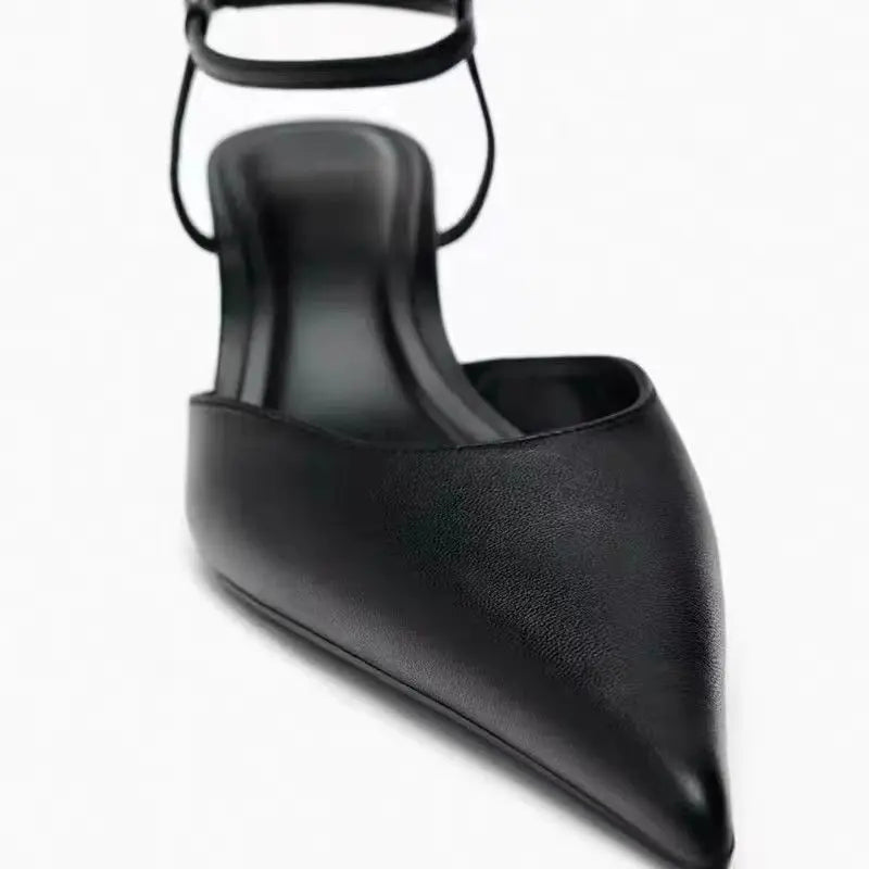Slope Heel with Back Strap