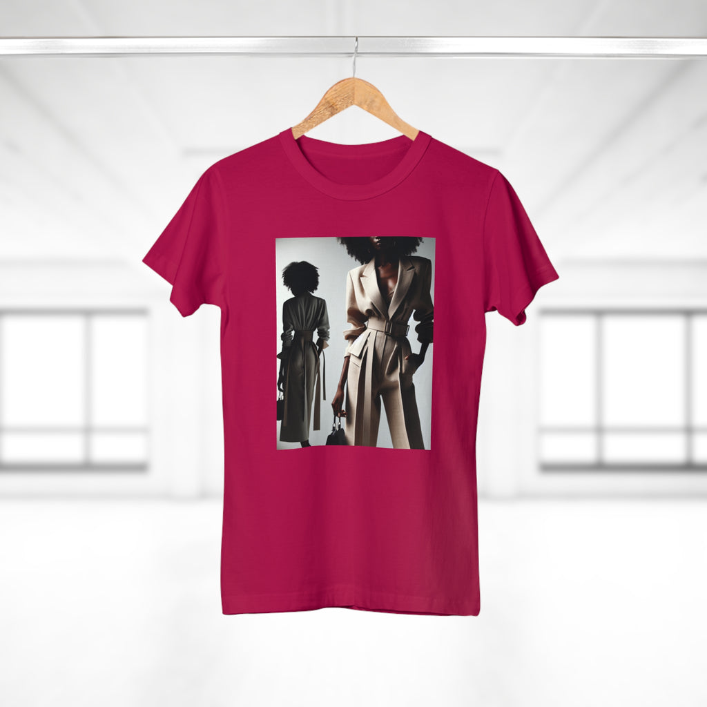 BELLA Pretty Doll World Boss printed T-shirt featuring bold graphic design on soft fabric, ideal for casual wear.