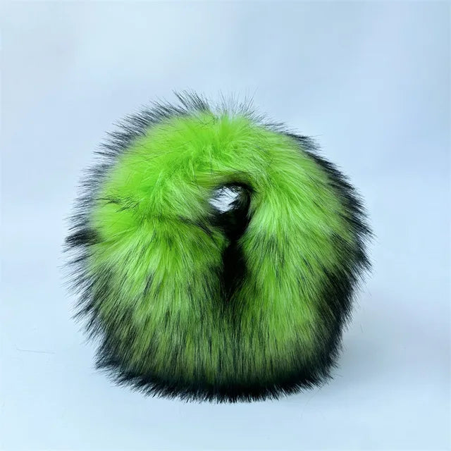 Round Fluffy Clutch