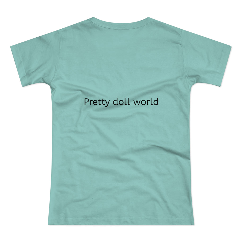 BELLA Pretty Doll World Boss Tee featuring colorful graphic print on a casual unisex T-shirt.