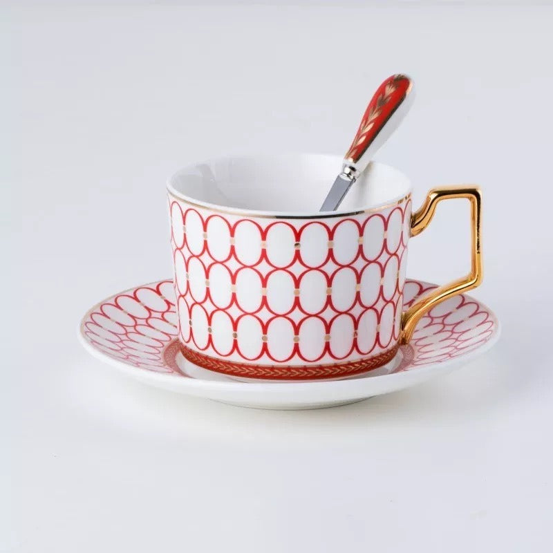 Ceramic Coffee Cups and Saucers