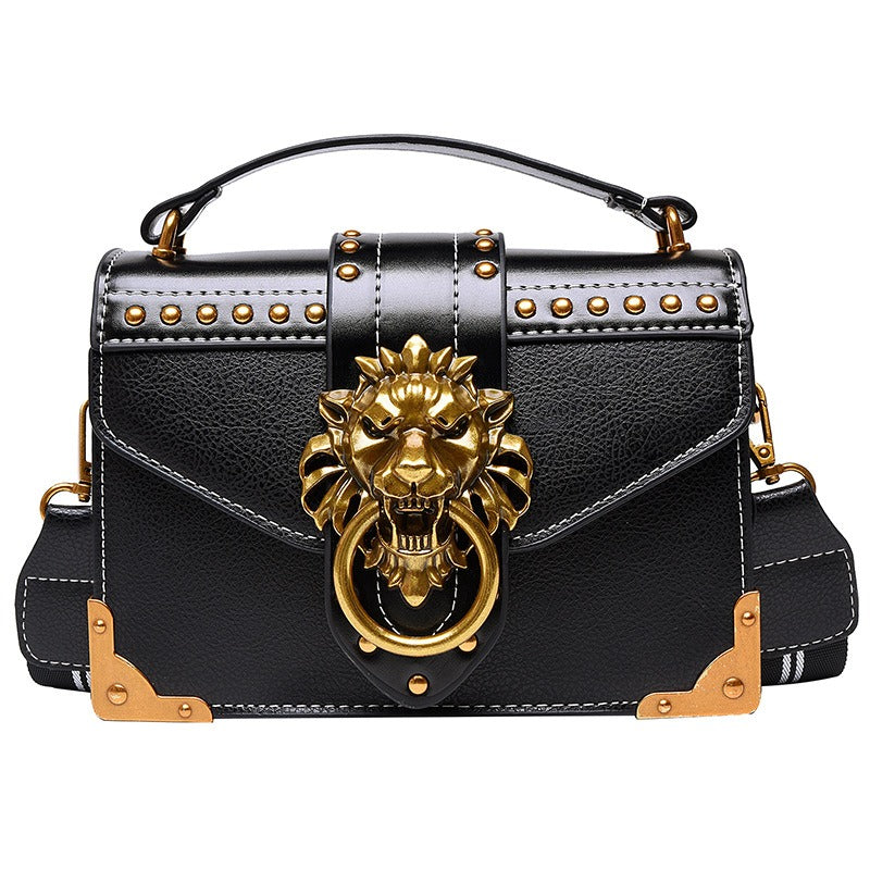 Lion Head Crossbody Bag