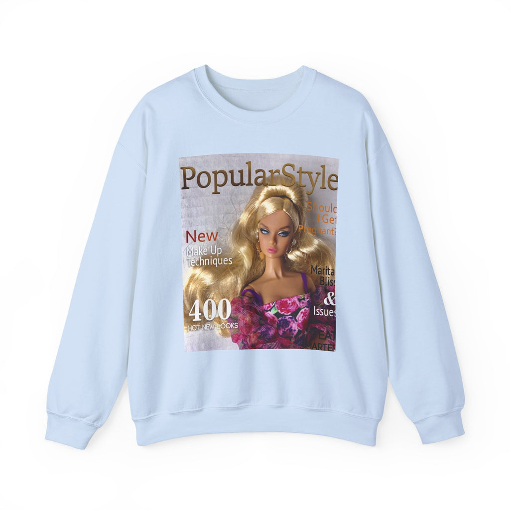 Printify graphic crewneck sweatshirt featuring stylish fashion design, soft fabric, and comfortable fit for casual wear.