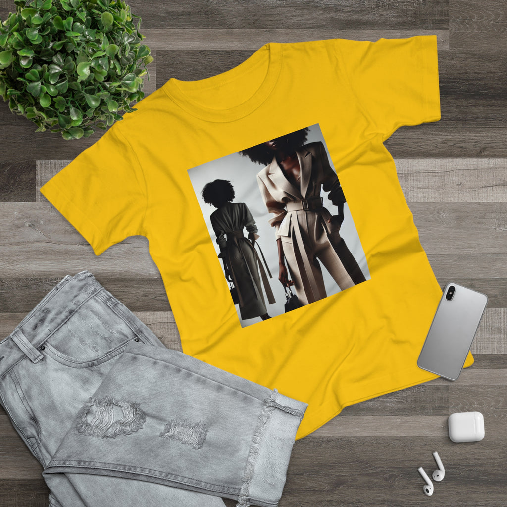 BELLA Pretty Doll World Boss Tee featuring colorful graphic print on a casual cotton t-shirt for women.