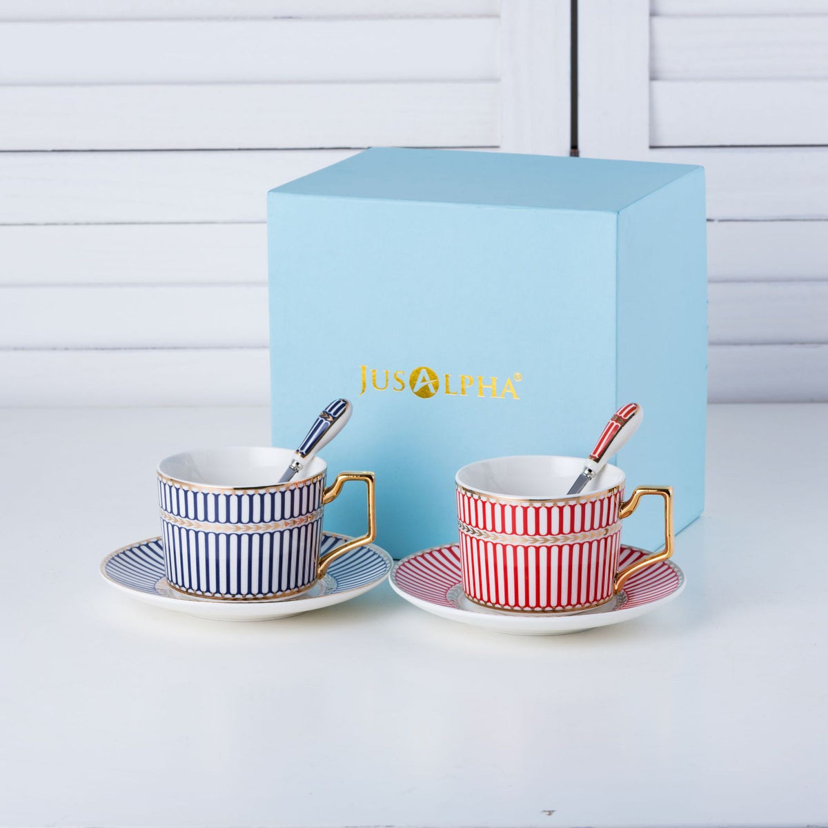 Ceramic Coffee Cups and Saucers