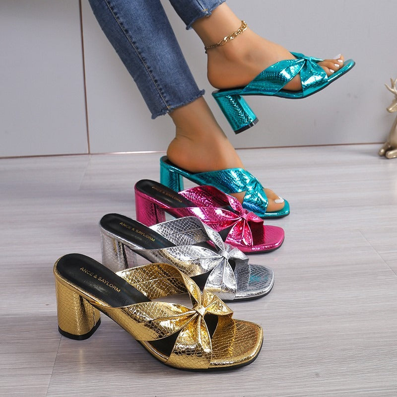 Cross Strap High-Heels