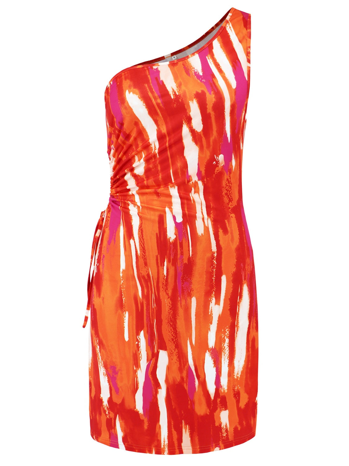 BELLA trendsi cutout printed sleeveless mini dress featuring bold patterns and a fitted silhouette, perfect for summer fashion.