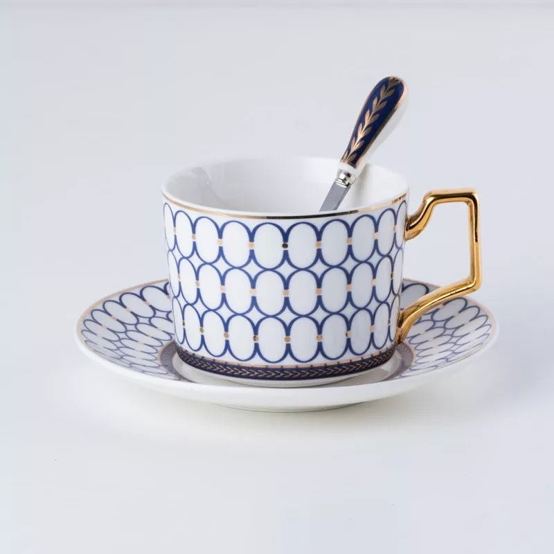 Ceramic Coffee Cups and Saucers