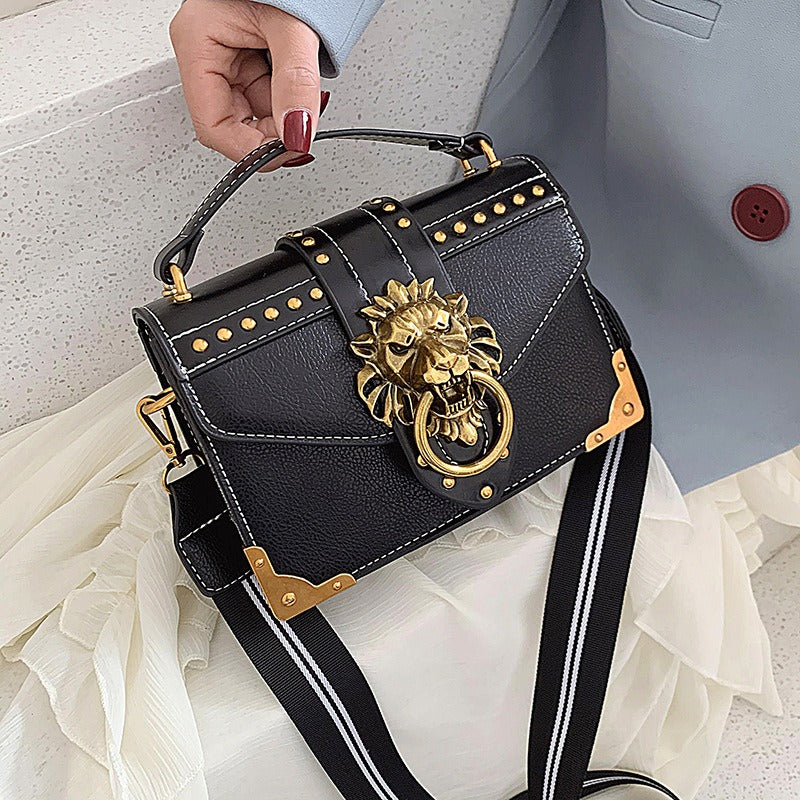 Lion Head Crossbody Bag