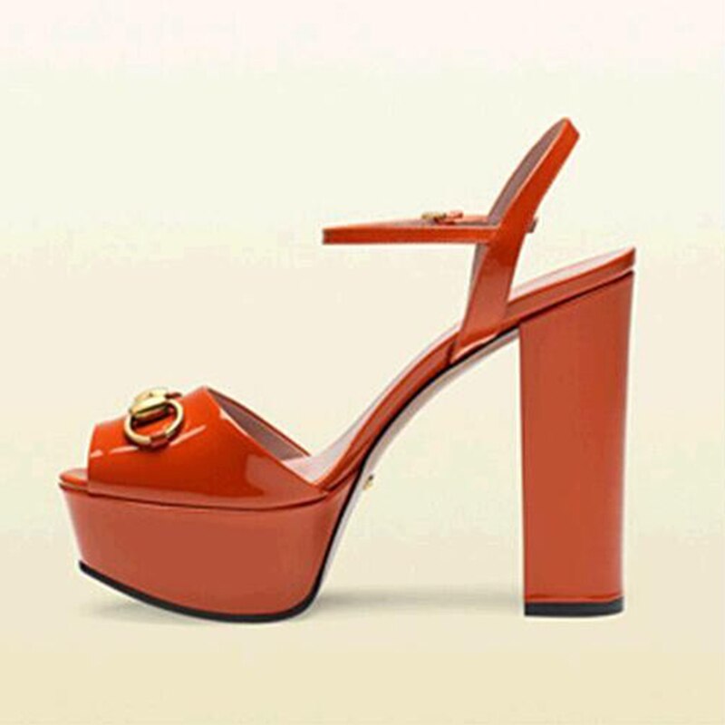 Platform Peep Toe Sandal