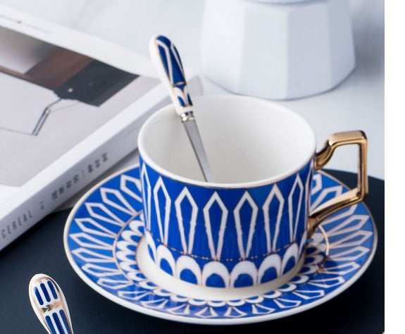 Ceramic Coffee Cups and Saucers
