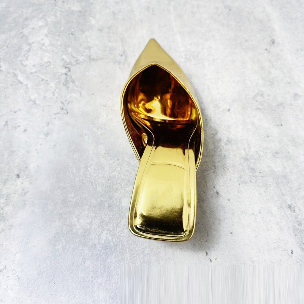 Golden metallic Slides